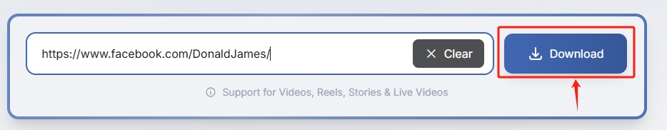 Step 3: Download your Facebook video